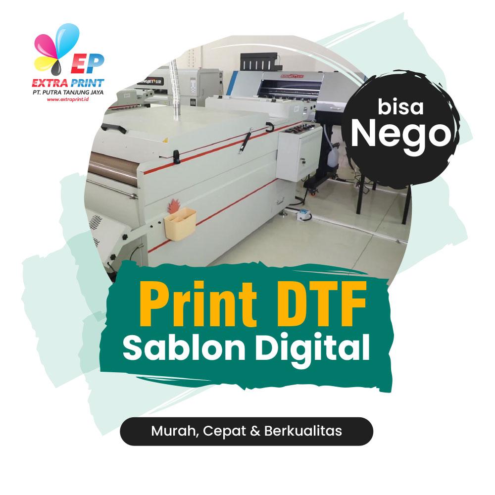 Cetak DTF Lebar 58cm x 1 meter (Sablon Digital)