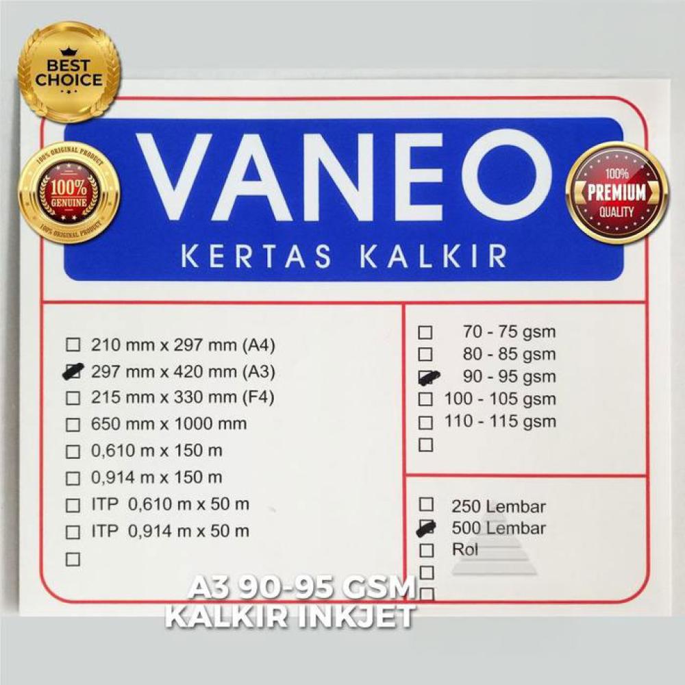 Kertas Kalkir A3 90/95g ( 500 lbr )