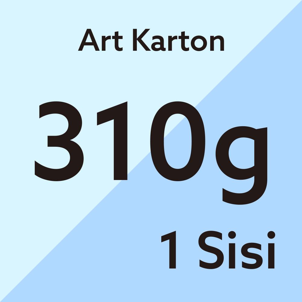 Cetak Digital A3 1 Sisi Art Carton 310g